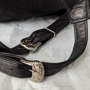 Handmade leather bag.